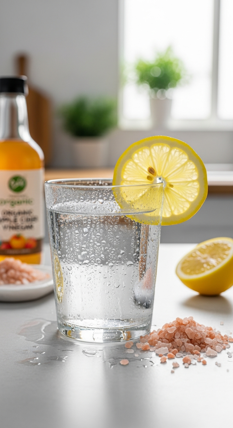 Ritual Sal Rosa y Vinagre de Manzana para activar el metabolismo